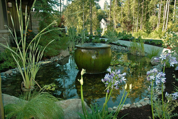 Water fountains installation for landscape - Seattle